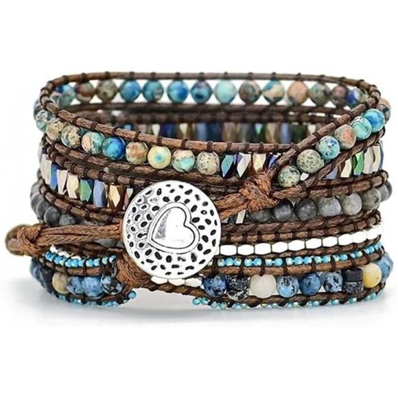 NEW Beaded Multilayer Boho Apple iwatch Band main image 4
